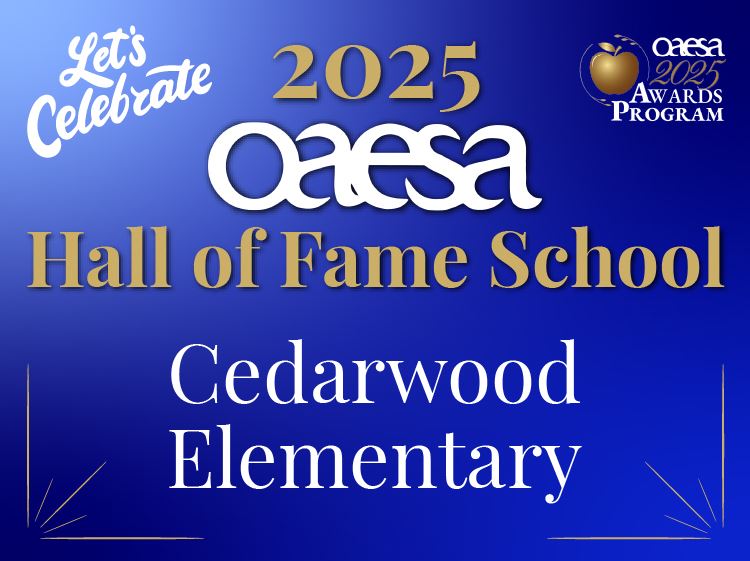  Graphic of OAESA 2025 award winner 